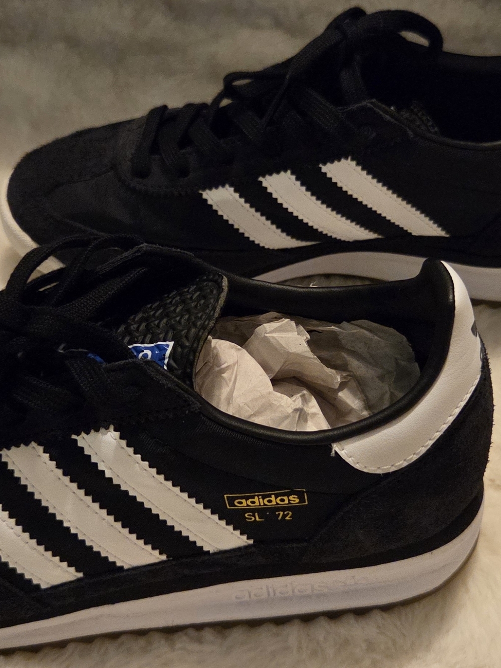 adidas SL 72 Retro Runner - Black & White